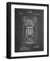 PP1083-Chalkboard T. A. Edison Vote Recorder Patent Poster-Cole Borders-Framed Giclee Print