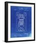 PP1083-Faded Blueprint T. A. Edison Vote Recorder Patent Poster-Cole Borders-Framed Giclee Print