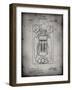 PP1083-Faded Grey T. A. Edison Vote Recorder Patent Poster-Cole Borders-Framed Giclee Print