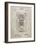 PP1083-Sandstone T. A. Edison Vote Recorder Patent Poster-Cole Borders-Framed Giclee Print