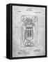 PP1083-Slate T. A. Edison Vote Recorder Patent Poster-Cole Borders-Framed Stretched Canvas