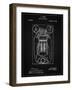 PP1083-Vintage Black T. A. Edison Vote Recorder Patent Poster-Cole Borders-Framed Giclee Print