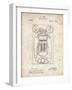 PP1083-Vintage Parchment T. A. Edison Vote Recorder Patent Poster-Cole Borders-Framed Giclee Print