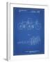 PP1084-Blueprint Tandem Bicycle Patent Poster-Cole Borders-Framed Giclee Print