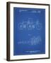 PP1084-Blueprint Tandem Bicycle Patent Poster-Cole Borders-Framed Giclee Print