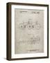 PP1084-Sandstone Tandem Bicycle Patent Poster-Cole Borders-Framed Giclee Print