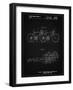 PP1084-Vintage Black Tandem Bicycle Patent Poster-Cole Borders-Framed Giclee Print