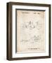 PP1084-Vintage Parchment Tandem Bicycle Patent Poster-Cole Borders-Framed Premium Giclee Print