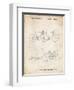 PP1084-Vintage Parchment Tandem Bicycle Patent Poster-Cole Borders-Framed Premium Giclee Print