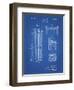 PP1088-Blueprint Telephone Booth Patent Poster-Cole Borders-Framed Giclee Print