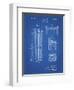 PP1088-Blueprint Telephone Booth Patent Poster-Cole Borders-Framed Giclee Print