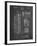 PP1088-Chalkboard Telephone Booth Patent Poster-Cole Borders-Framed Giclee Print