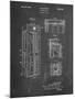 PP1088-Chalkboard Telephone Booth Patent Poster-Cole Borders-Mounted Giclee Print