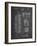 PP1088-Chalkboard Telephone Booth Patent Poster-Cole Borders-Framed Giclee Print