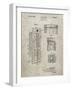 PP1088-Sandstone Telephone Booth Patent Poster-Cole Borders-Framed Giclee Print