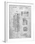 PP1088-Slate Telephone Booth Patent Poster-Cole Borders-Framed Giclee Print