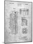 PP1088-Slate Telephone Booth Patent Poster-Cole Borders-Mounted Giclee Print