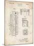 PP1088-Vintage Parchment Telephone Booth Patent Poster-Cole Borders-Mounted Giclee Print