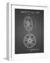 PP1091-Black Grid Tesla Car Wheels Patent Poster-Cole Borders-Framed Giclee Print