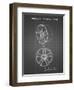 PP1091-Black Grid Tesla Car Wheels Patent Poster-Cole Borders-Framed Giclee Print