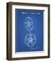 PP1091-Blueprint Tesla Car Wheels Patent Poster-Cole Borders-Framed Giclee Print