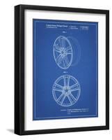 PP1091-Blueprint Tesla Car Wheels Patent Poster-Cole Borders-Framed Giclee Print