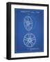 PP1091-Blueprint Tesla Car Wheels Patent Poster-Cole Borders-Framed Giclee Print