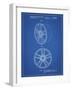 PP1091-Blueprint Tesla Car Wheels Patent Poster-Cole Borders-Framed Giclee Print