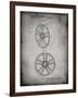 PP1091-Faded Grey Tesla Car Wheels Patent Poster-Cole Borders-Framed Giclee Print
