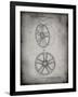 PP1091-Faded Grey Tesla Car Wheels Patent Poster-Cole Borders-Framed Giclee Print
