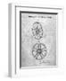 PP1091-Slate Tesla Car Wheels Patent Poster-Cole Borders-Framed Giclee Print