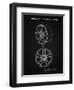 PP1091-Vintage Black Tesla Car Wheels Patent Poster-Cole Borders-Framed Giclee Print
