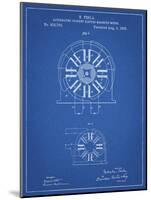 PP1092-Blueprint Tesla Coil Patent Poster-Cole Borders-Mounted Giclee Print
