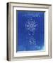 PP1092-Faded Blueprint Tesla Coil Patent Poster-Cole Borders-Framed Giclee Print