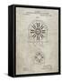 PP1092-Sandstone Tesla Coil Patent Poster-Cole Borders-Framed Stretched Canvas