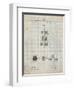 PP1095-Antique Grid Parchment Tesla Regulator for Alternate Current Motor Patent Poster-Cole Borders-Framed Giclee Print