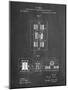 PP1095-Chalkboard Tesla Regulator for Alternate Current Motor Patent Poster-Cole Borders-Mounted Giclee Print