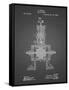 PP1096-Black Grid Tesla Steam Engine Patent Poster-Cole Borders-Framed Stretched Canvas