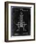 PP1096-Black Grunge Tesla Steam Engine Patent Poster-Cole Borders-Framed Giclee Print