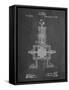 PP1096-Chalkboard Tesla Steam Engine Patent Poster-Cole Borders-Framed Stretched Canvas