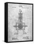 PP1096-Slate Tesla Steam Engine Patent Poster-Cole Borders-Framed Stretched Canvas