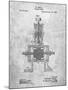 PP1096-Slate Tesla Steam Engine Patent Poster-Cole Borders-Mounted Giclee Print
