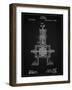 PP1096-Vintage Black Tesla Steam Engine Patent Poster-Cole Borders-Framed Premium Giclee Print