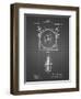 PP1097-Black Grid Tesla Turbine Patent Poster-Cole Borders-Framed Giclee Print