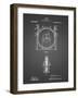 PP1097-Black Grid Tesla Turbine Patent Poster-Cole Borders-Framed Giclee Print