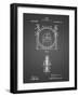 PP1097-Black Grid Tesla Turbine Patent Poster-Cole Borders-Framed Giclee Print