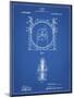 PP1097-Blueprint Tesla Turbine Patent Poster-Cole Borders-Mounted Giclee Print
