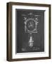 PP1097-Chalkboard Tesla Turbine Patent Poster-Cole Borders-Framed Giclee Print