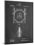 PP1097-Chalkboard Tesla Turbine Patent Poster-Cole Borders-Mounted Giclee Print