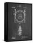 PP1097-Chalkboard Tesla Turbine Patent Poster-Cole Borders-Framed Stretched Canvas